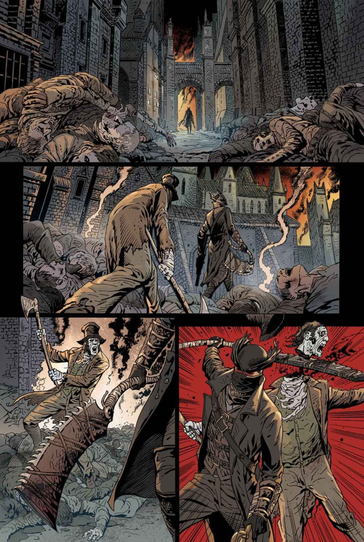 The first preview page for Bloodborne #1