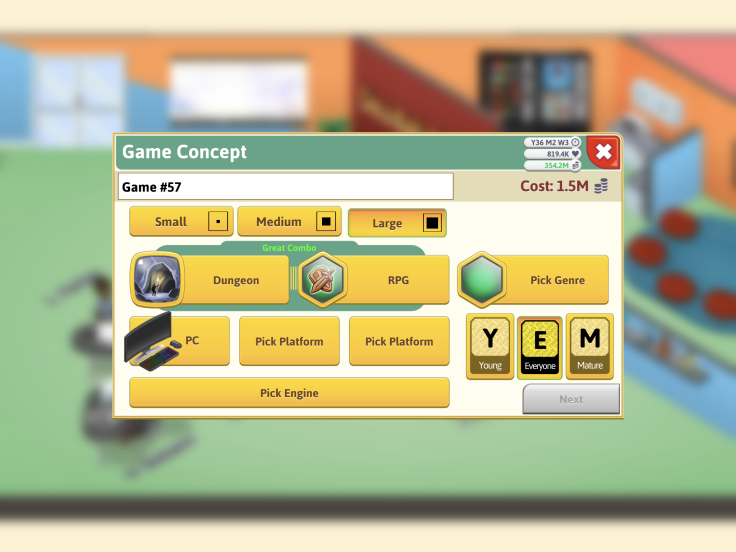 Choosing the best genre and topic match in Game Dev Tycoon plays a big role in how successful the game will be.