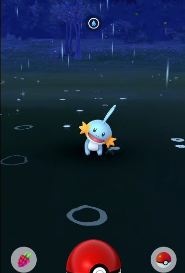 Water types will have a field day in the new weather update for Pokemon Go