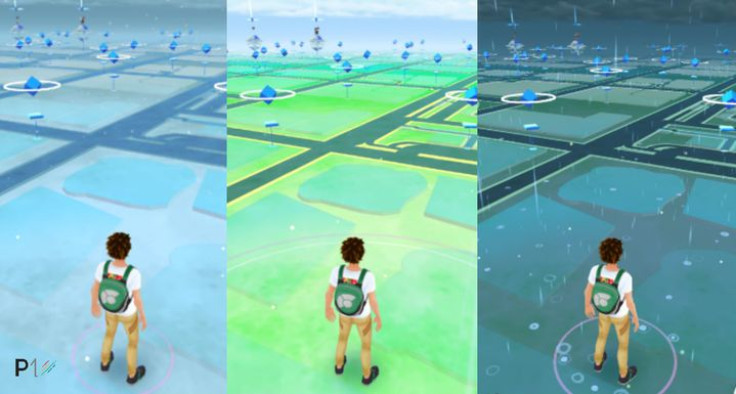 The various weather that will be seen in Pokemon Go