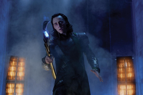 Loki with the scepter in The Avengers. 