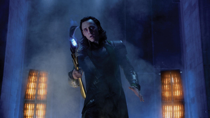 Loki with the scepter in The Avengers. 