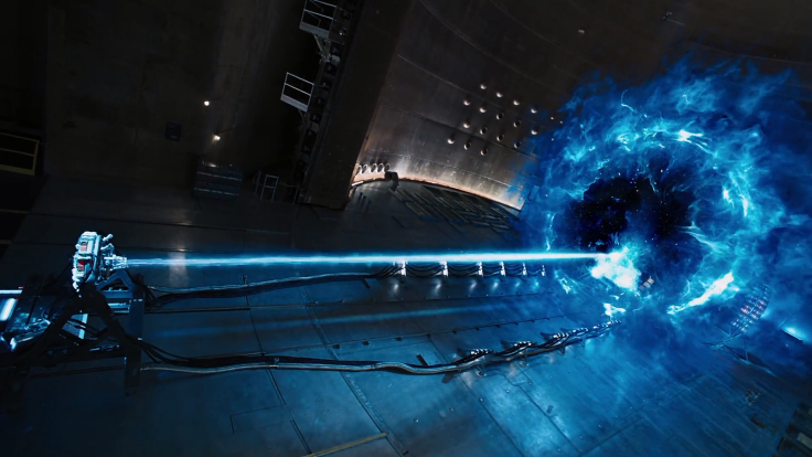The portal created by the Space Stone in The Avengers. 