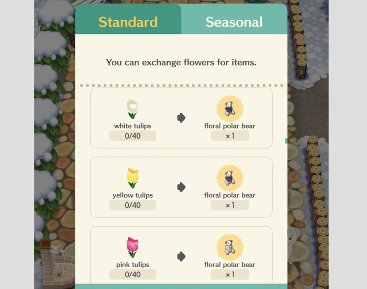Harvested flowers can be used to get new accessories at Lliod's Flower Trade.