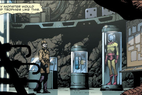 Rorschach visits the Batcave.