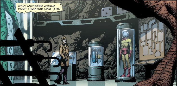 Rorschach visits the Batcave.