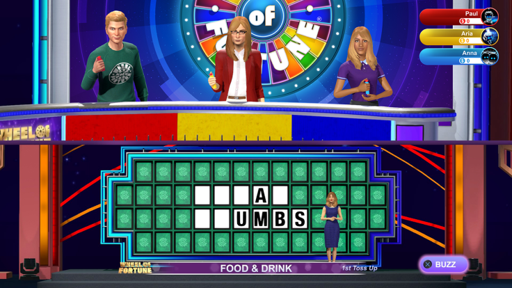 The basic gameplay of Wheel of Fortune is pretty much there.