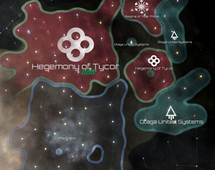 The galactic map will look a little different after the Stellaris Cherryh Update. 