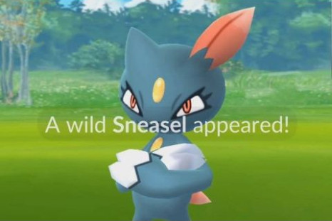 Sneasel as it appears in Pokemon Go
