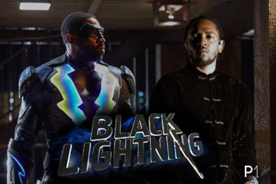 Kendrick Lamar strikes in the new Black Lightning trailer. 