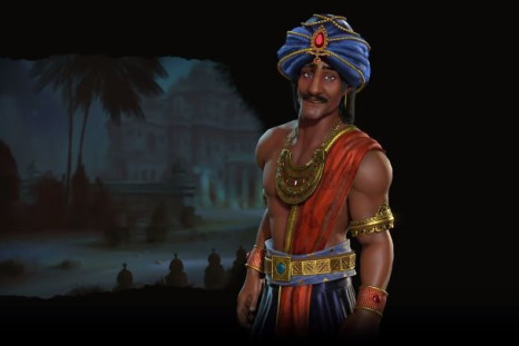 Chandragupta, India's alternative leader in Civ 6's upcoming Rise and Fall expansion.