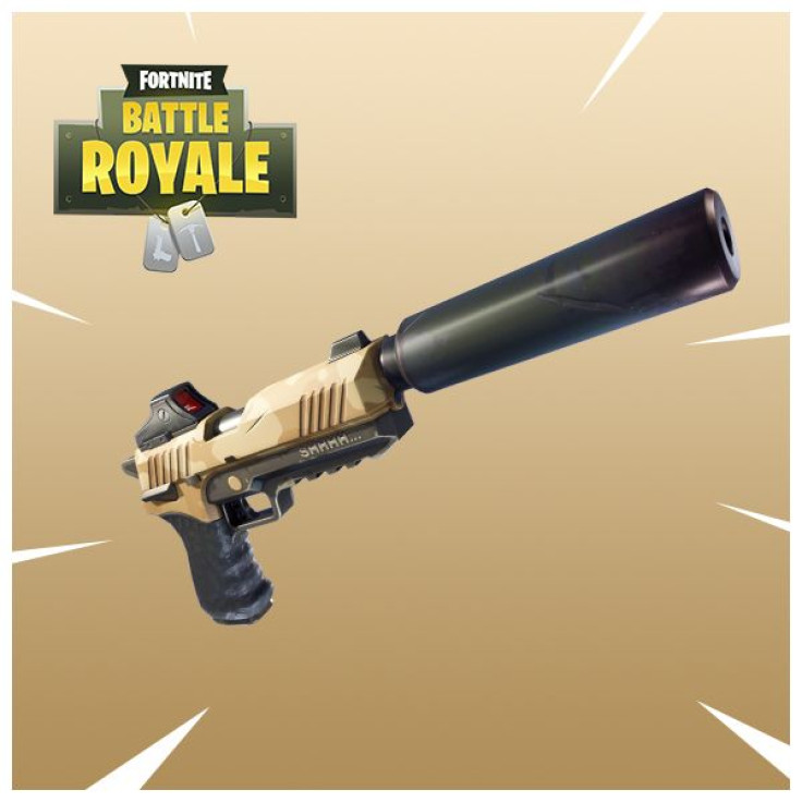 Fortnite Battle Royale has introduced silenced pistols in its first update of 2018. The Sneaky Silencers game mode will celebrate its launch starting Jan. 5. Fortnite Battle Royale is available on PC, PS4 and Xbox One.