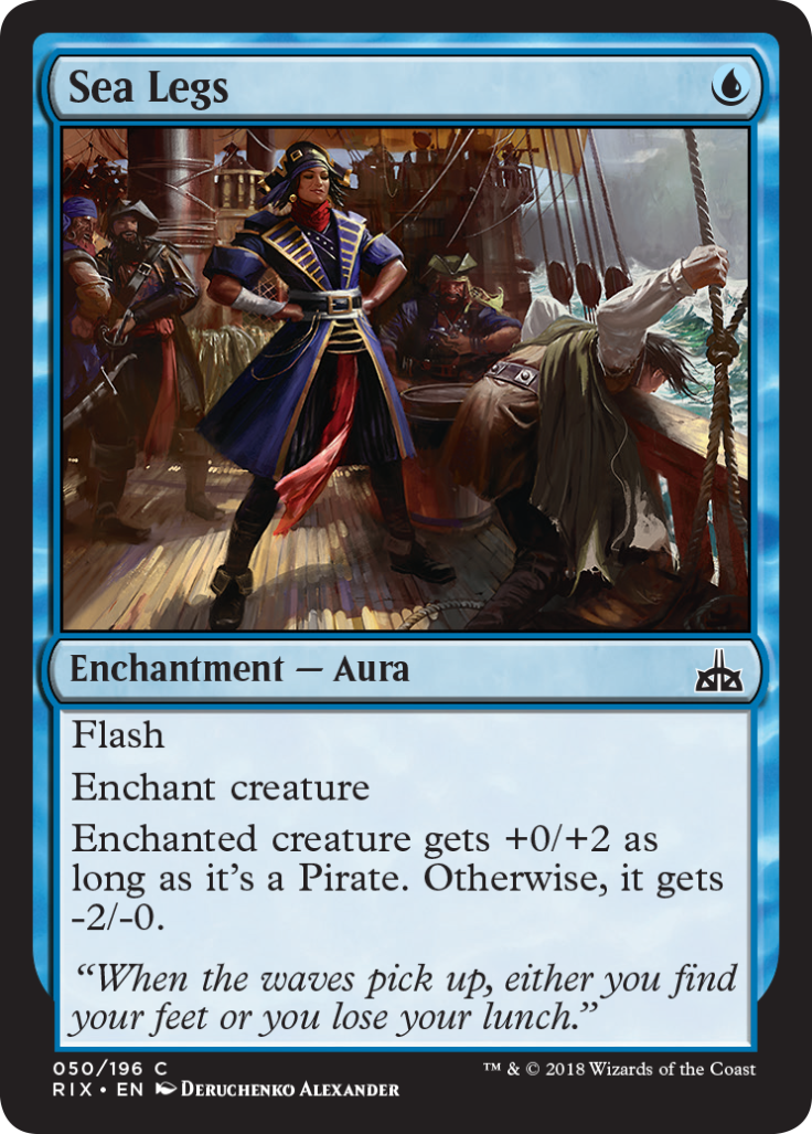 Sea Legs is a good Pirate trick to make you stronger or your enemy weaker