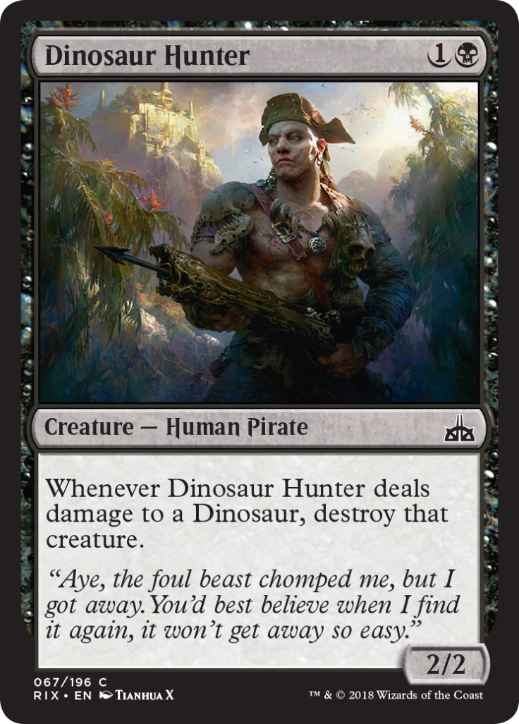 Dinosaur Hunter could be a dangerous card for Dinosaur decks to go up against