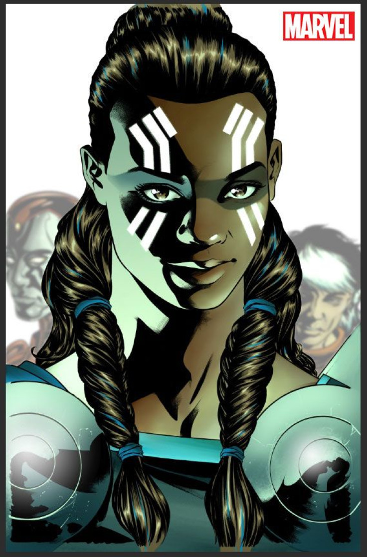 An alternate cover to Exiles #1 featuring Valkyrie. 