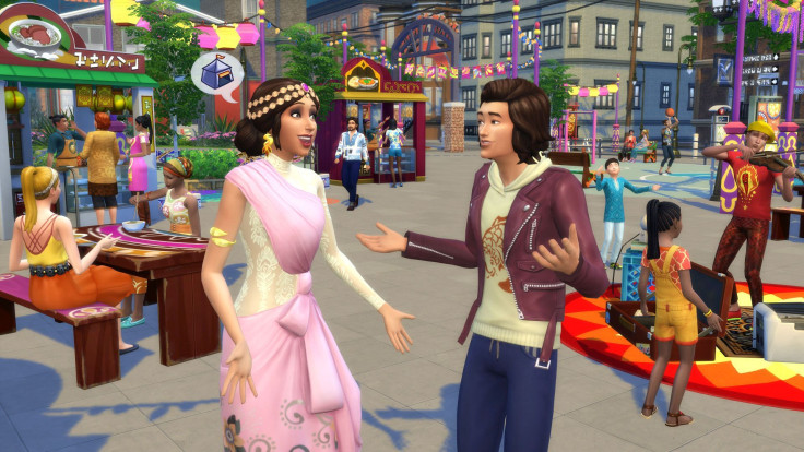 A screenshot from Sims 4: City Living expansion pack. 