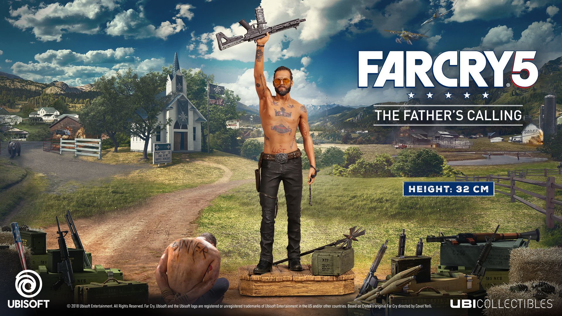 Far Cry 5 Joseph Seed Character Figurine Releasing With Game For $70