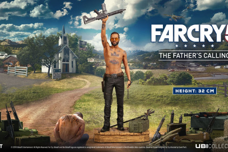 Far Cry 5 fans might want to buy this $60 Joseph Seed figurine. The PVC model has dynamic poses and removable accessories. It releases just prior to Far Cry 5 on March 22.