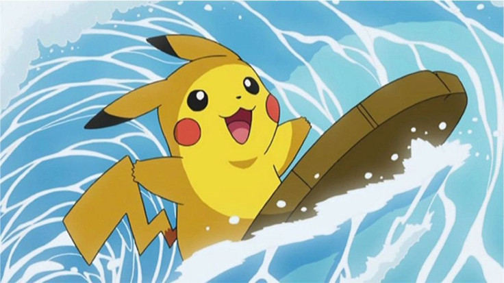 PIkachu is even cuter when on a surfboard. 