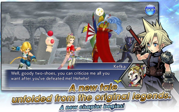 Screen from Dissidia FInal Fantasy Opera Omnia.