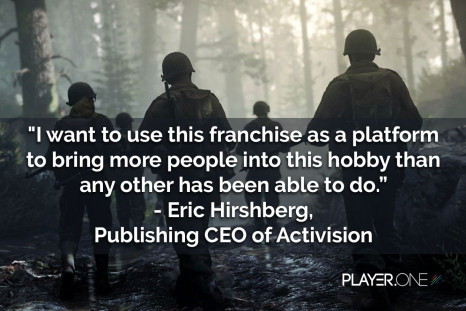 Eric Hirshberg will be leaving his post as Publishing CEO of Activision. During his eight-year tenure he encouraged diversity in Call Of Duty.