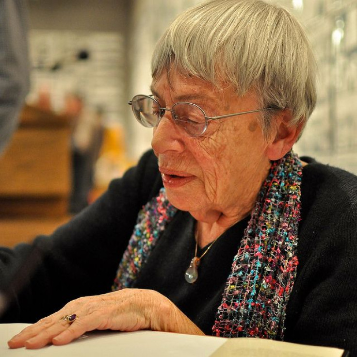 Ursula K. Le Guin at a 2013 book signing in Portland, Ore.