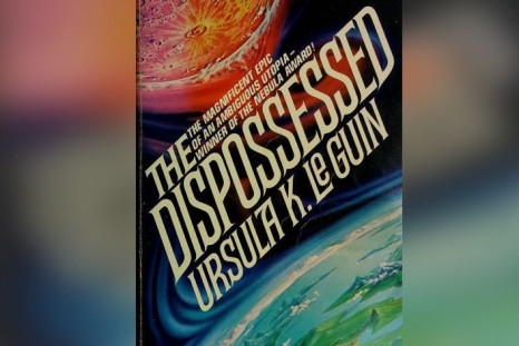 The paperback cover for Ursula K. Le Guin's 1974 utopian masterpiece, The Dispossessed. 