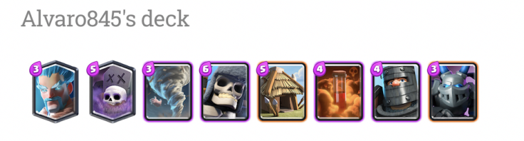 Alvaro845 Clash Royale YouTuber's Challenge Deck