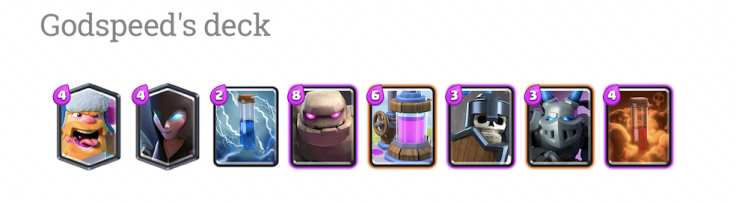 Clash Royale YouTuber Challenge Deck