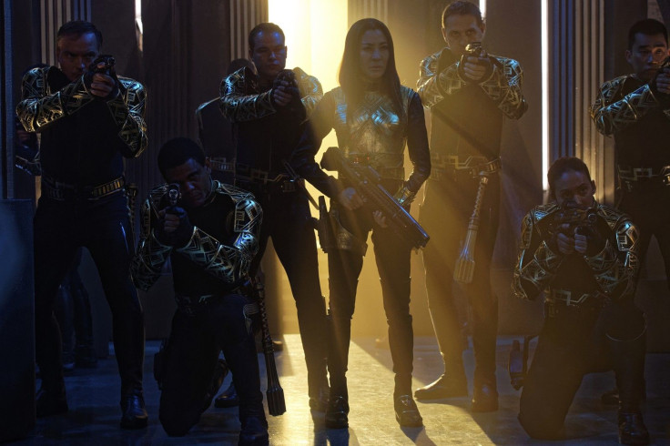 Michelle Yeoh doing high kicks in an episode of Star Trek is good as hell.