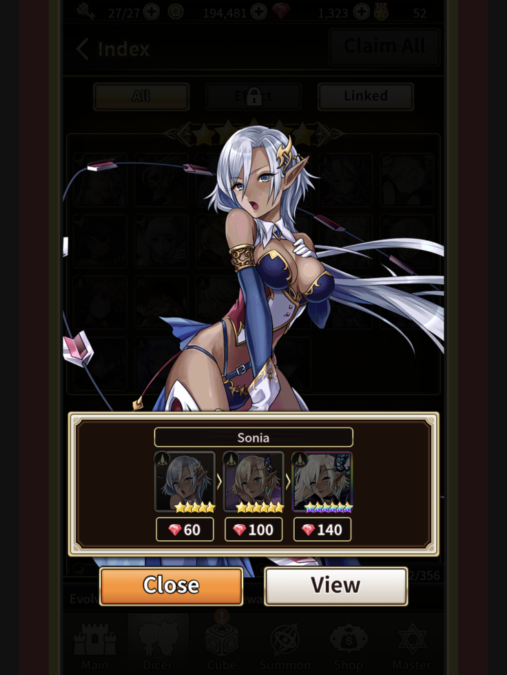 Lord of Dice Tier List: S Rank Dicer Sonia