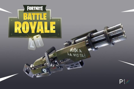 The Minigun is Battle Royale's newest weapon, and it has lots of power. It's set to release Feb. 1. Fortnite is in early access across PS4, Xbox One and PC. 