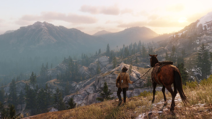 A stunning view of Red Dead Redemption 2's environment