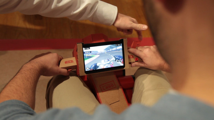 The Labo motorbike game picks up on all of your movements