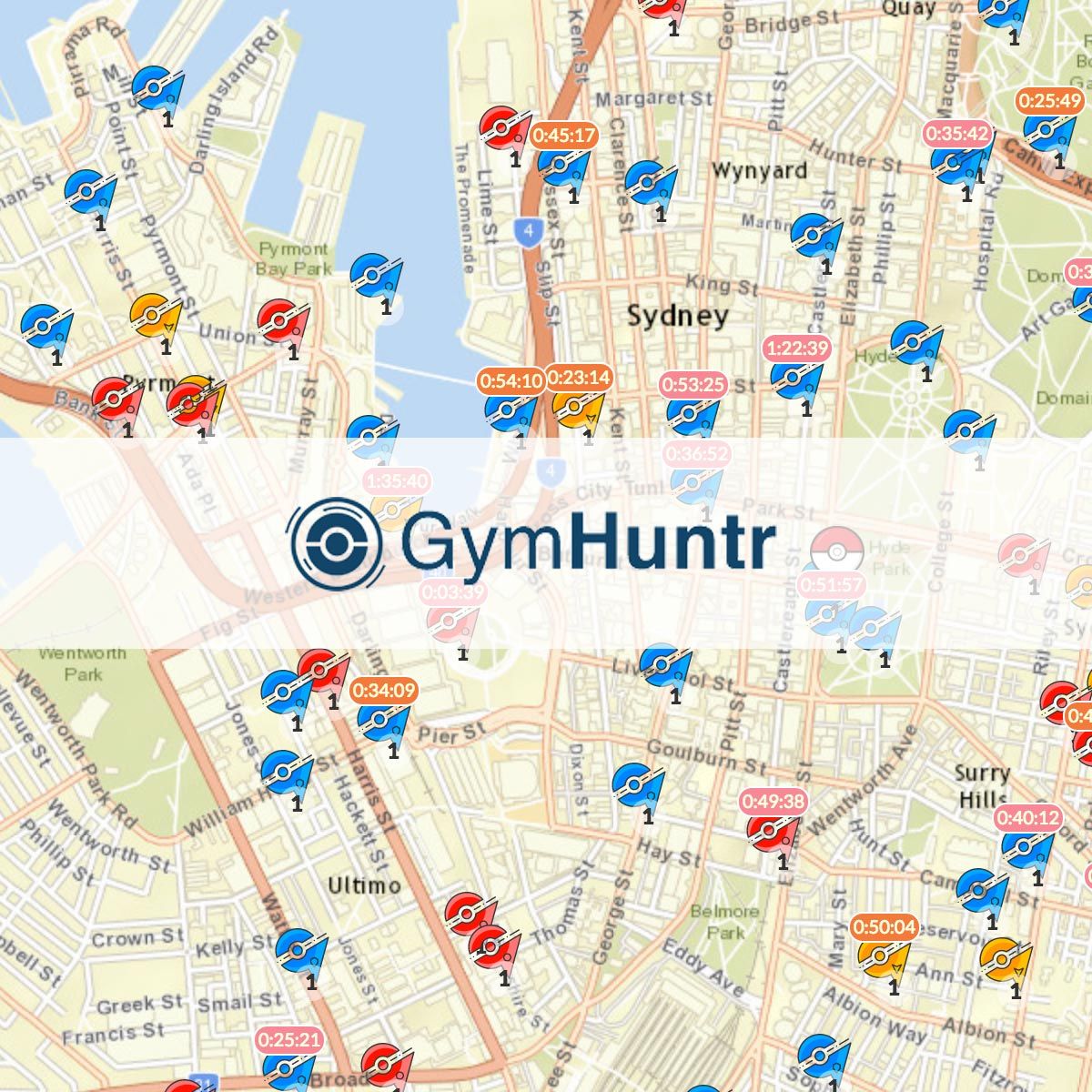 Gymhuntr One Best Most Versatile Pokemon Go Map Trackers Out There 