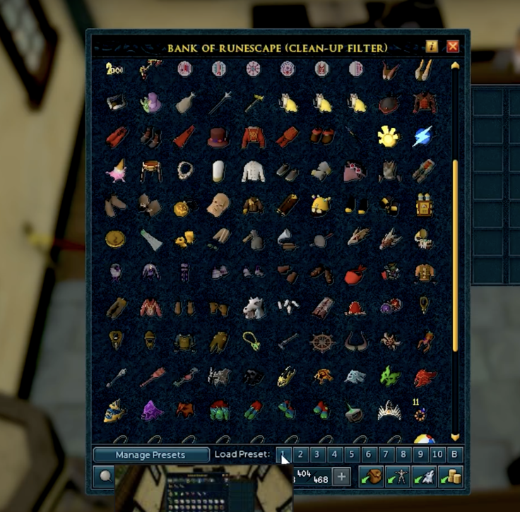 The bank rework makes it easier to deposit and withdraw gear in Runescape