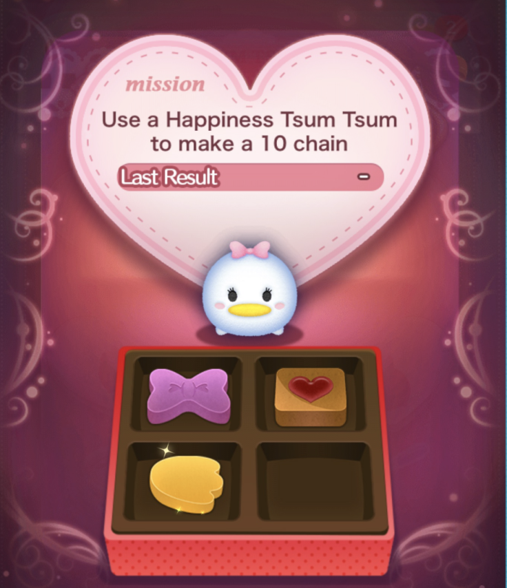 There are 48 challenges to complete on each card of the Disney Tsum Tsum Sweetheart Challenge.
