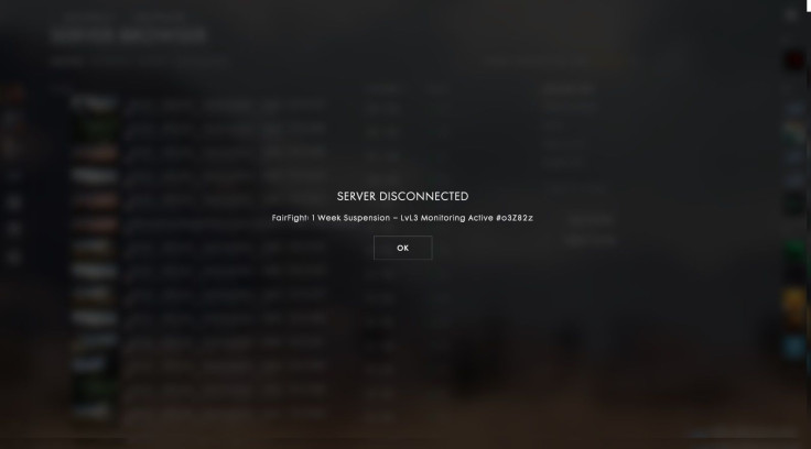 This is what it looks like if you’ve been banned from Battlefield 1 multiplayer.