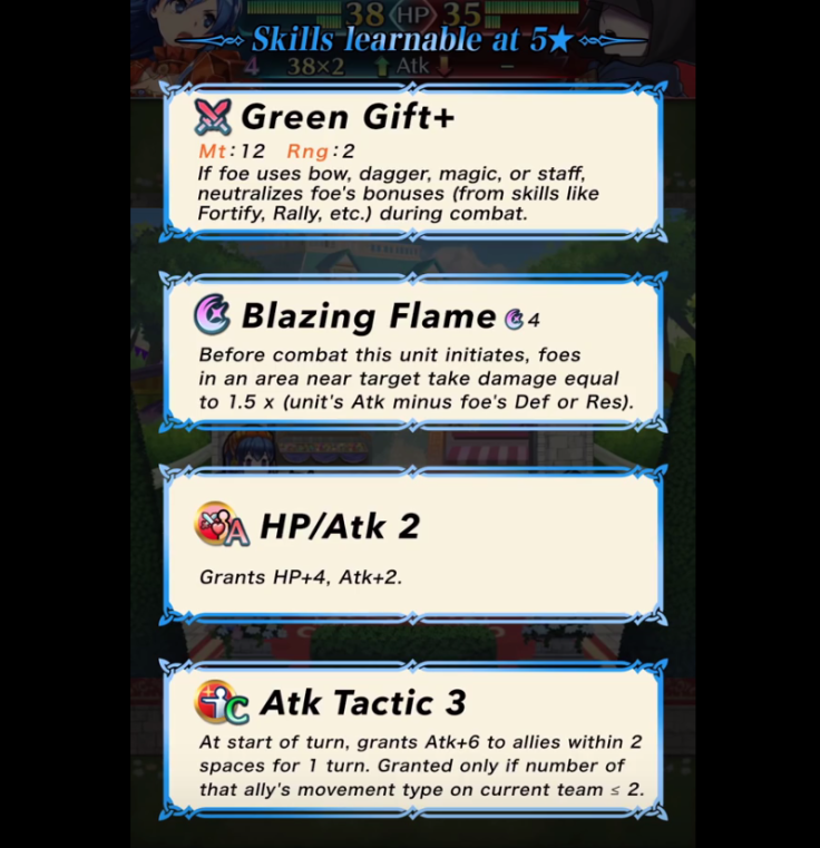 Fire Emblem Heroes: Lilina Skills