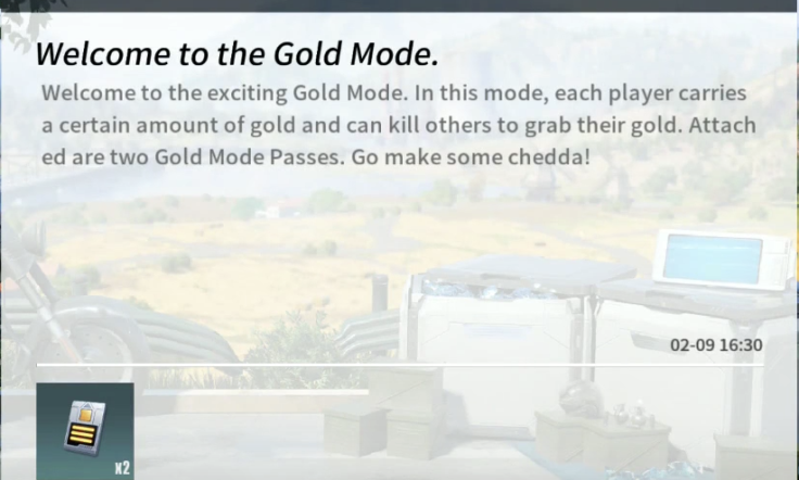 Player can receive Gold Mode passes in loot boxes or as a gift when the mode releases in their region. They will also be available for purchase inside the game as well.