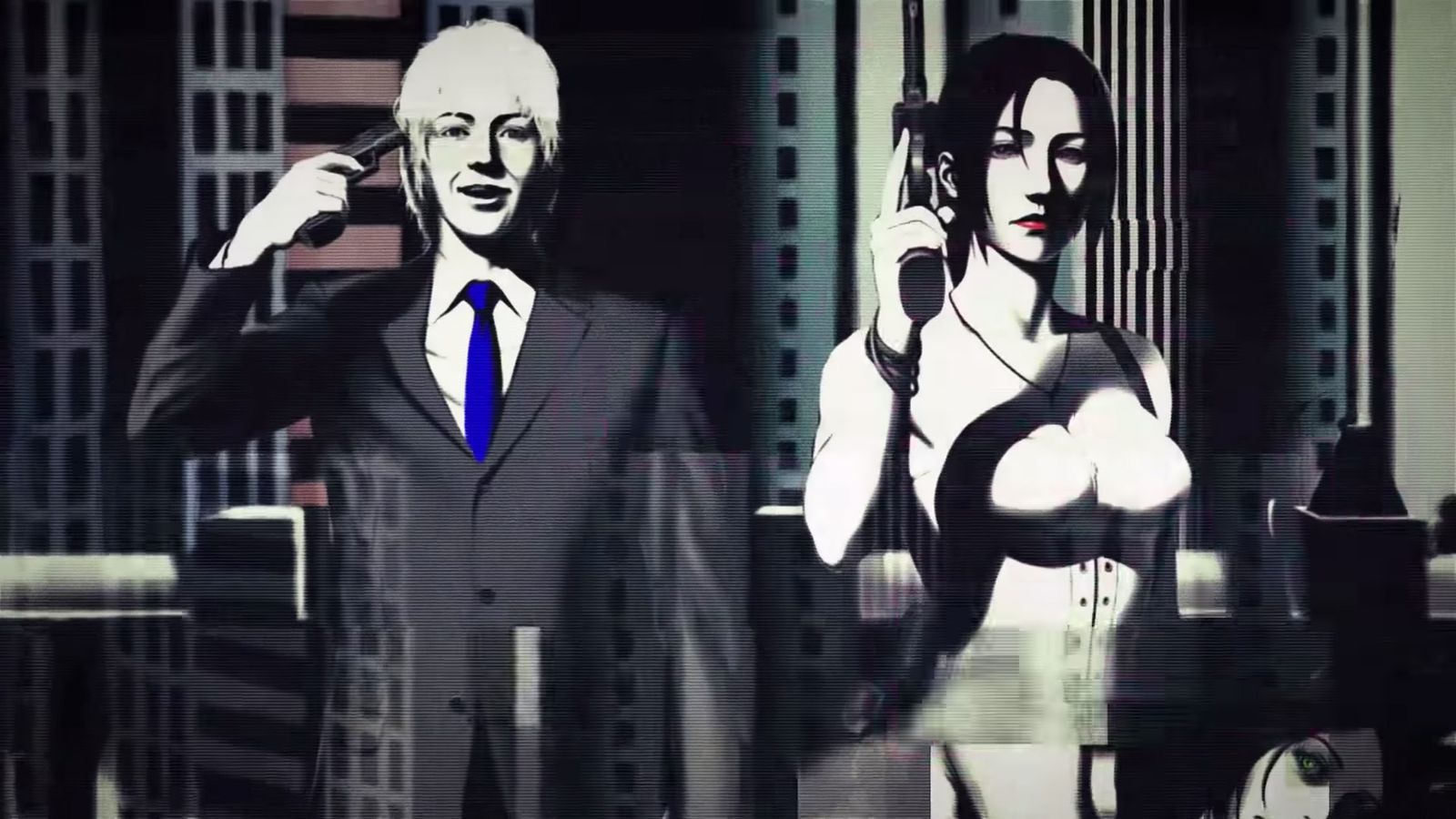 珈琲貴族 A3複製原画 PARADISE-SQUALL- Suda51's The 25th Ward: The Silver Case Trailer Arrives