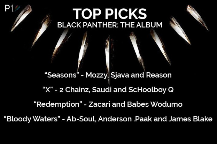 Our favorite songs on the Black Panther soundtrack. 