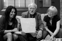 Ann Nocenti, Chris Claremont and Louise Simonson getting together for Chris Claremont's X-Men. 