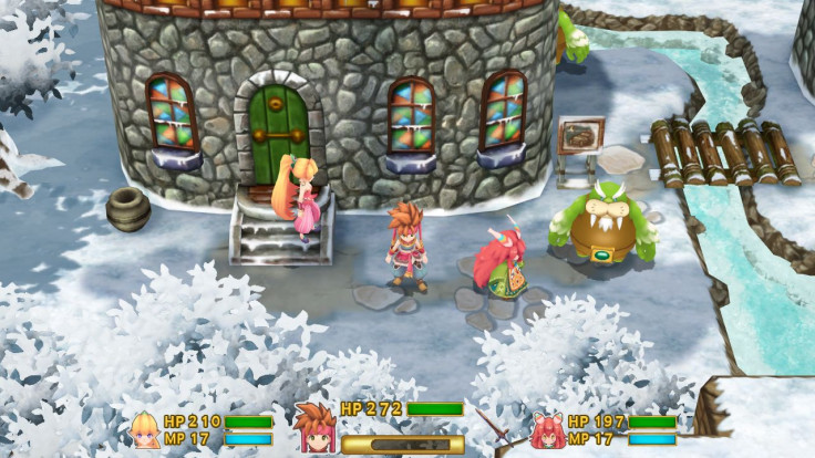 Good walrus to you, sir! Todo Village in Secret of Mana's Upper Land. 