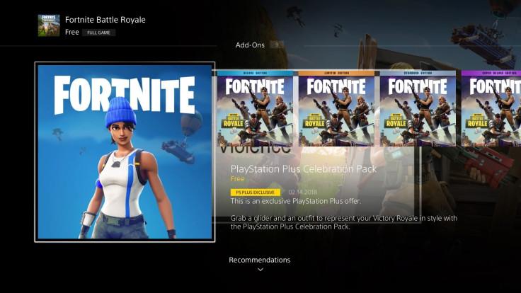 Here's what Fortnite's Celebration Pack looks like in the store.