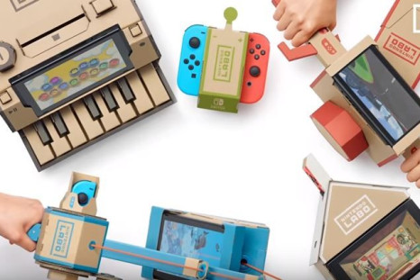 The various project you can create in the Nintendo Labo Variety Kit