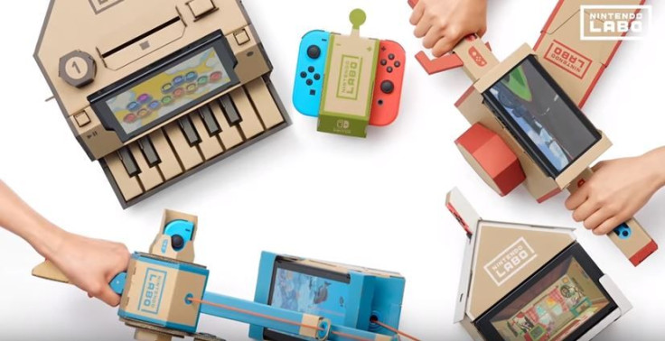 The various project you can create in the Nintendo Labo Variety Kit