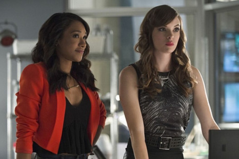 Iris West and Caitlin Snow in The Flash. 