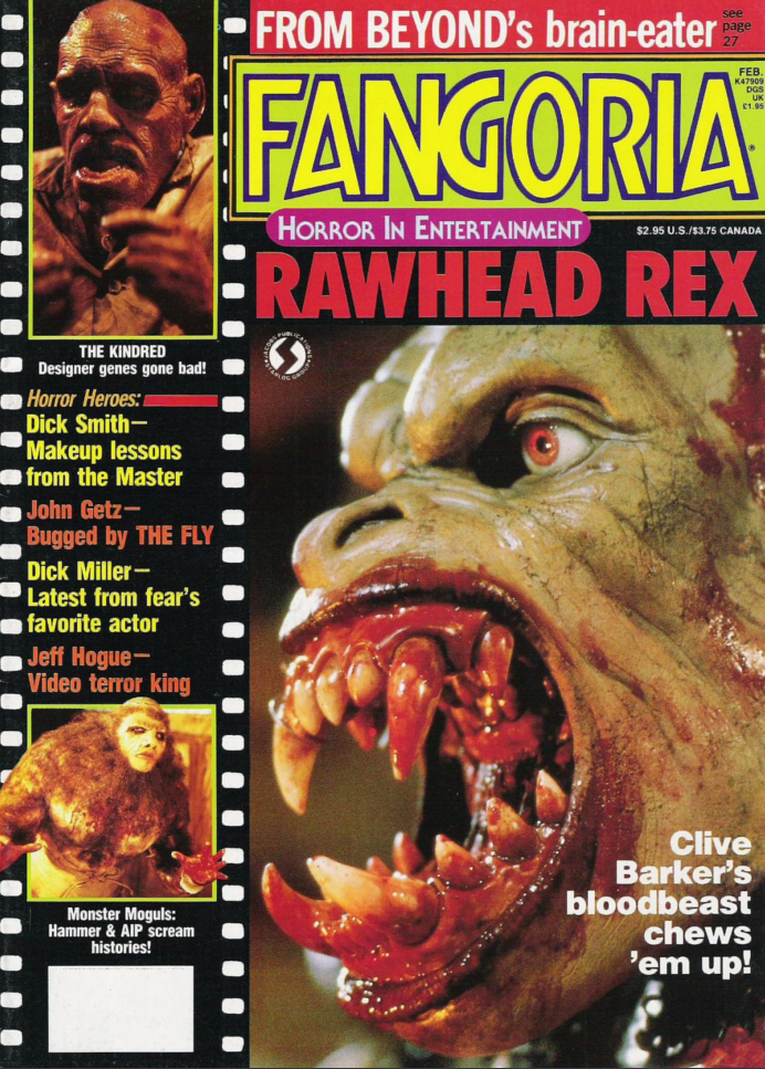 Hell yeah, Rawhead Rex and From Beyond on the same cover. Don't muck this up Cinestate!