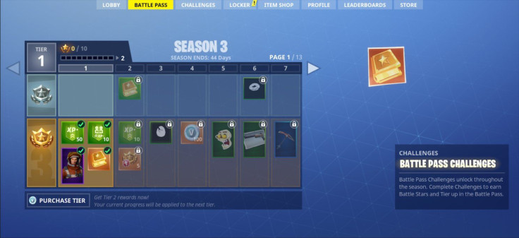 Here's a sneak peek at the cosmetics in Fortnite's Season 3 Battle Pass.